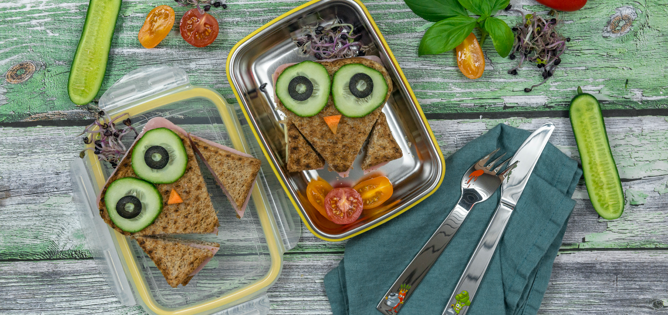 Kinder Avocado Sandwiches