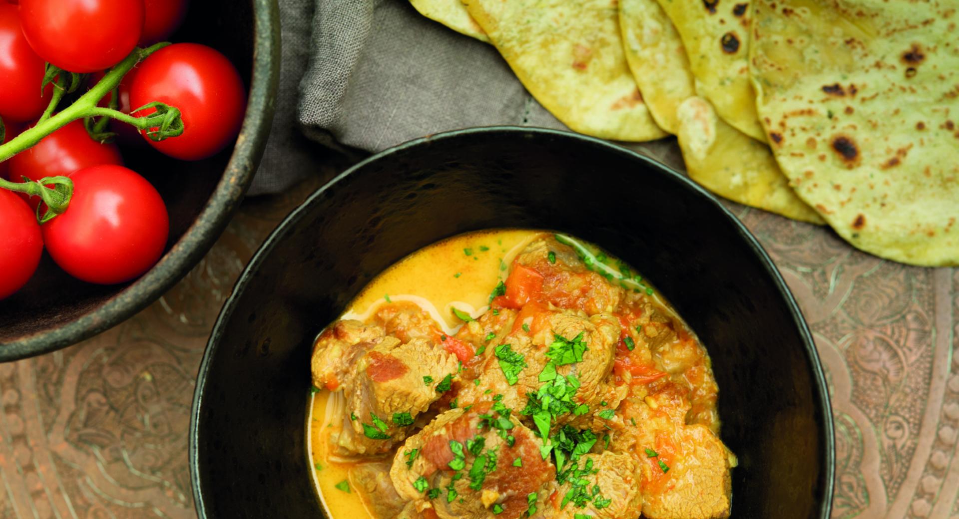 Lamm-Curry mit Chapati