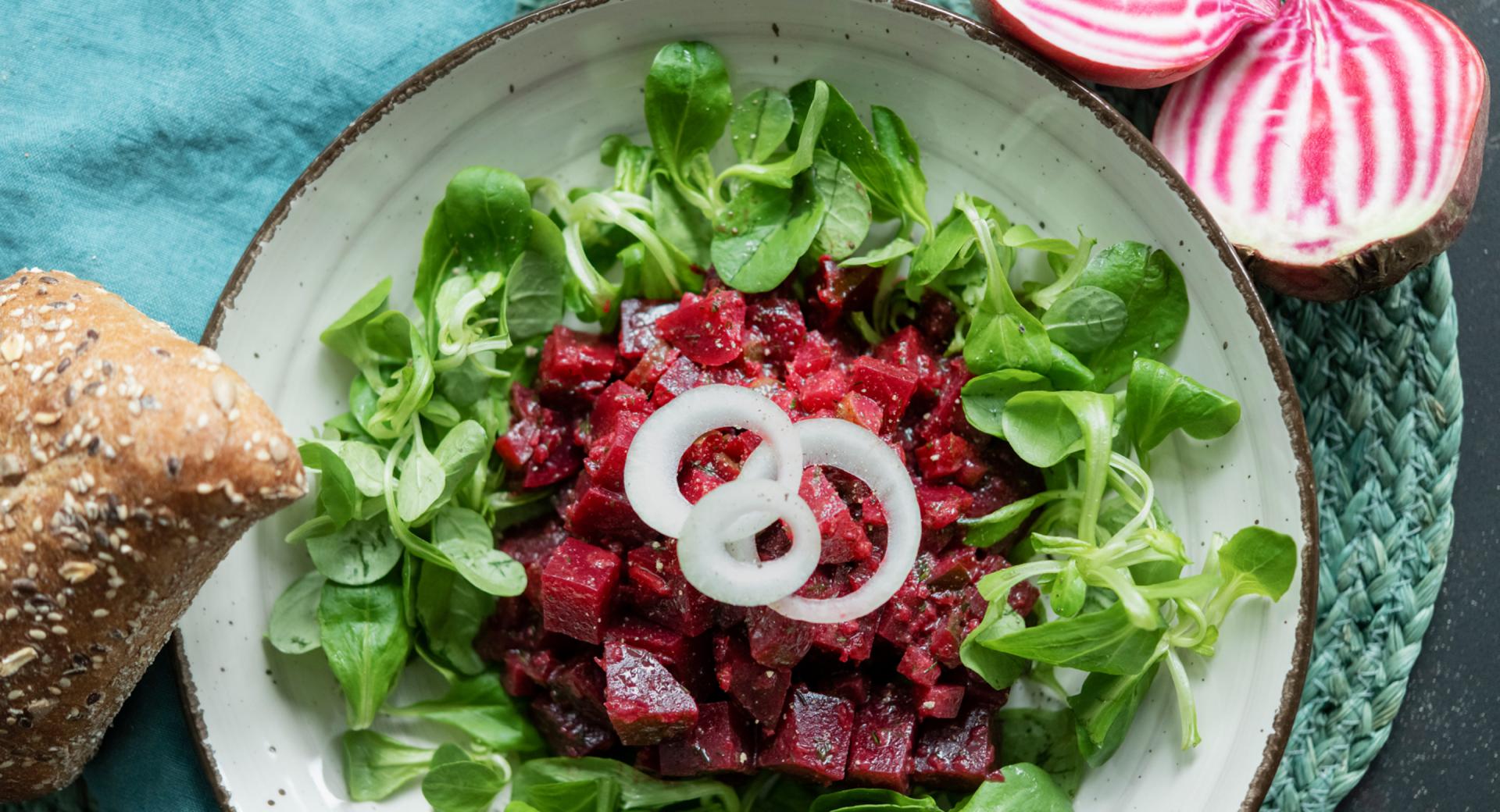 Bunter Herbstsalat mit Roter Bete