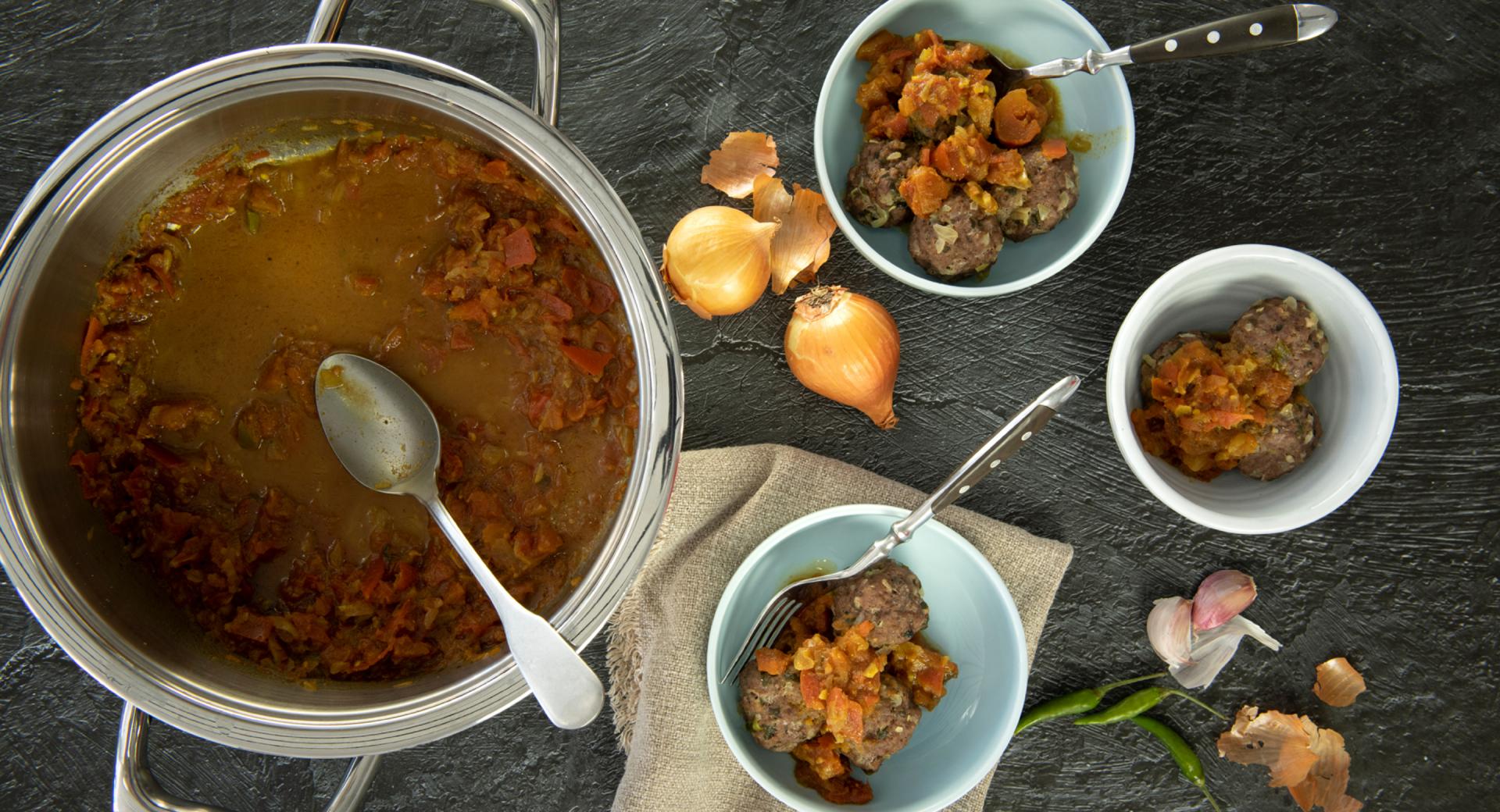Kheema Kofta Curry (Curry mit Hackfleischbällchen)