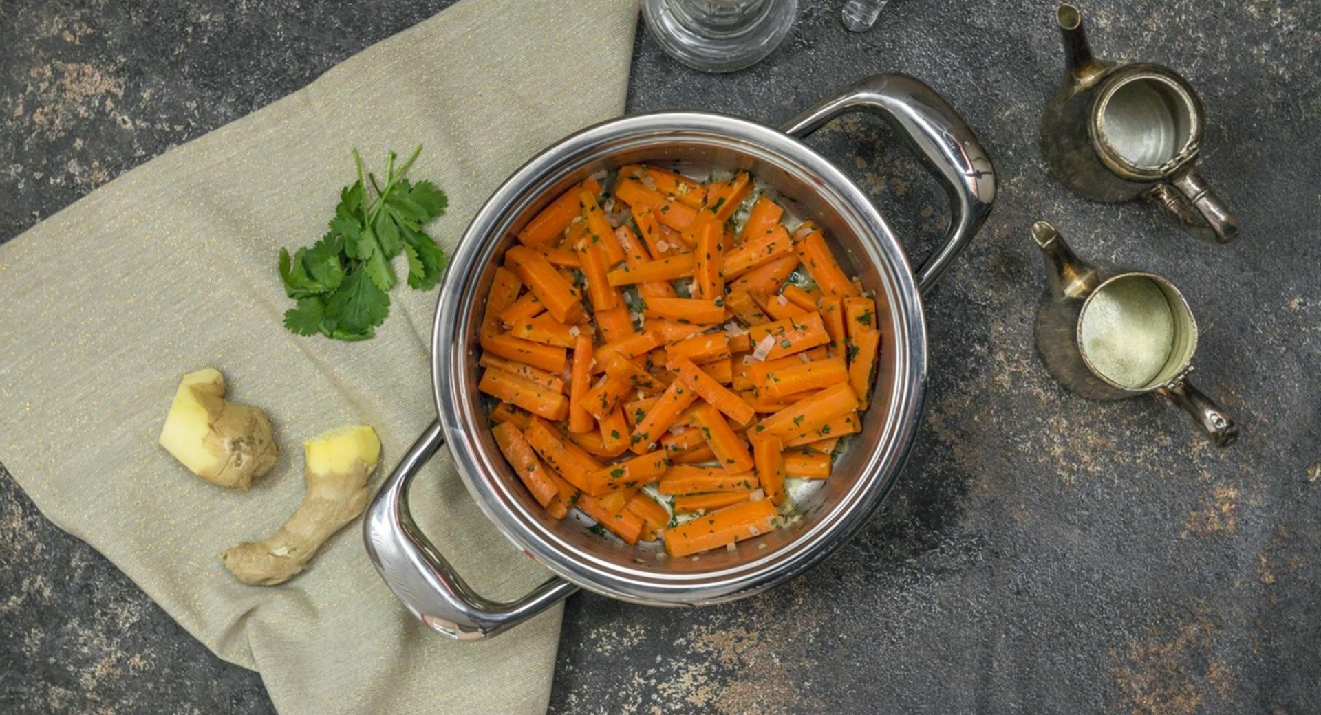 Karotten mit Ingwer