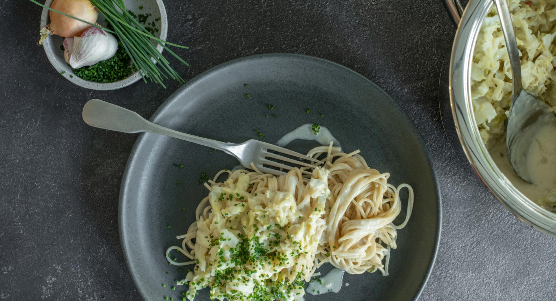 Pasta mit Wirsingsugo