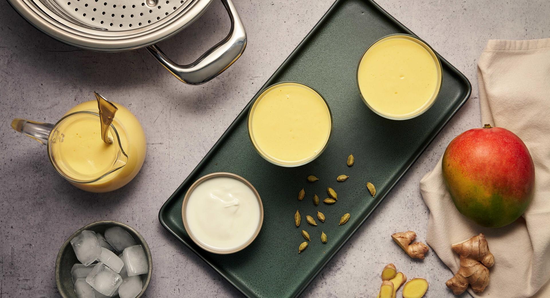 Mango-Lassi mit Ingwer