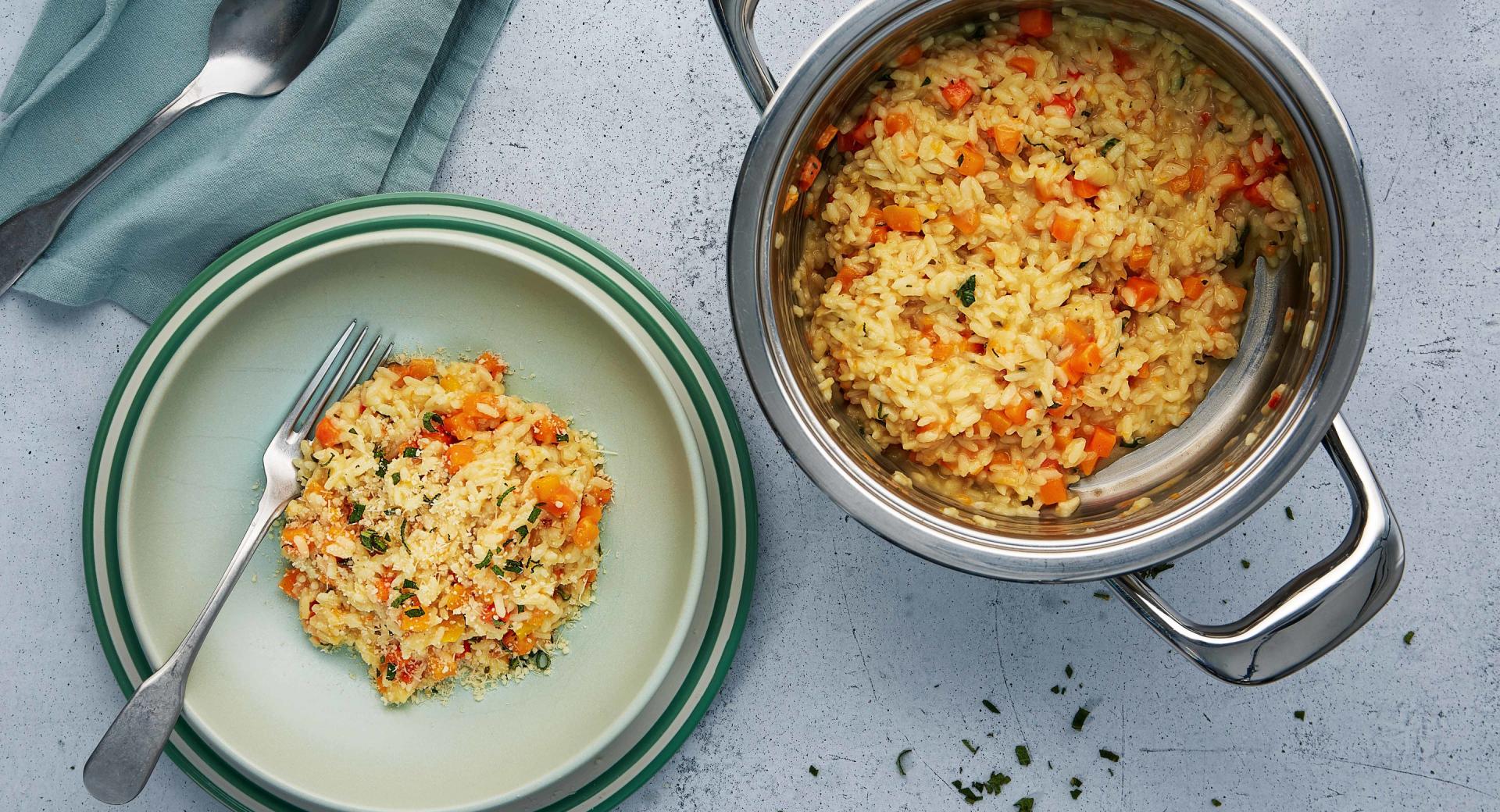 Kürbisrisotto mit Salbei