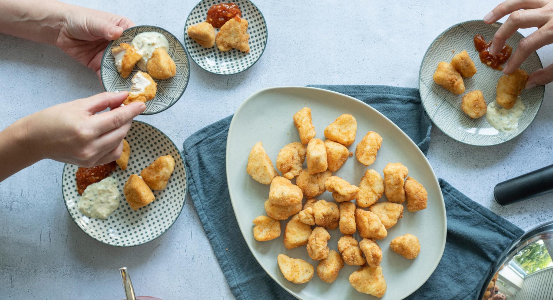 Chicken- und Fisch-Nuggets