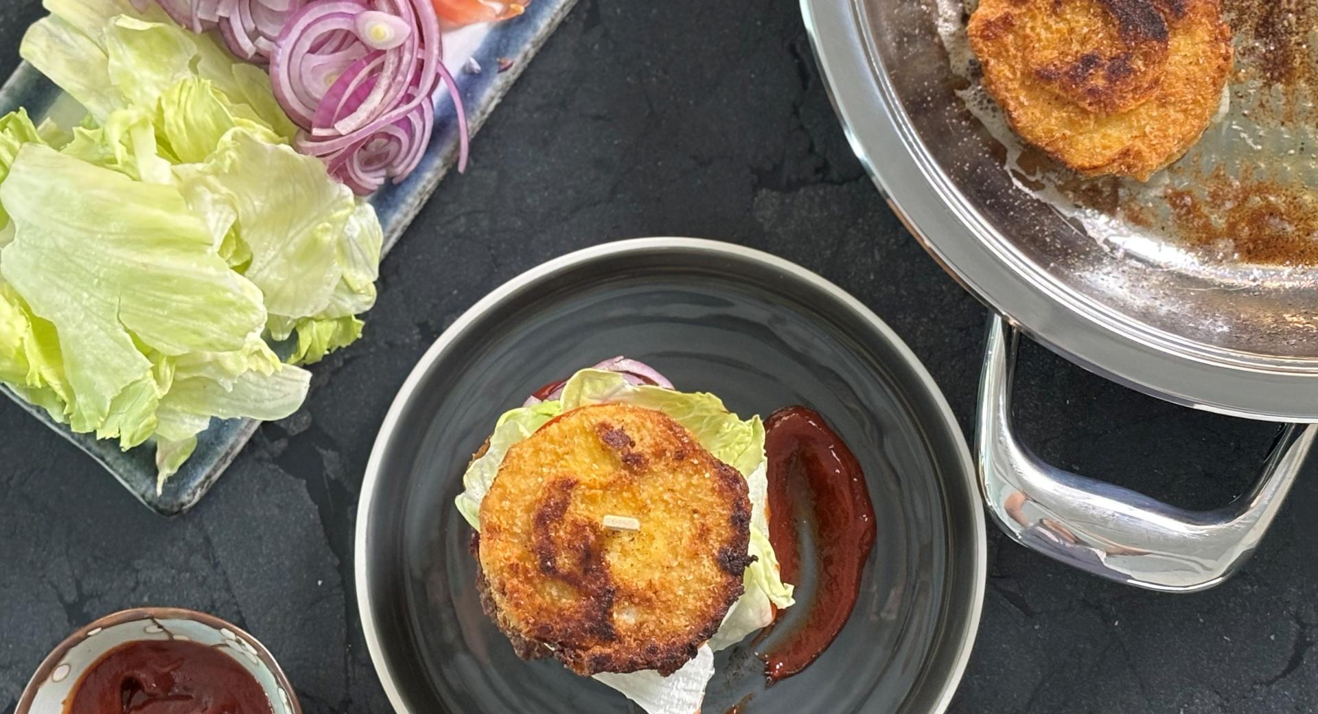 Low-Carb-Sellerie-Burger