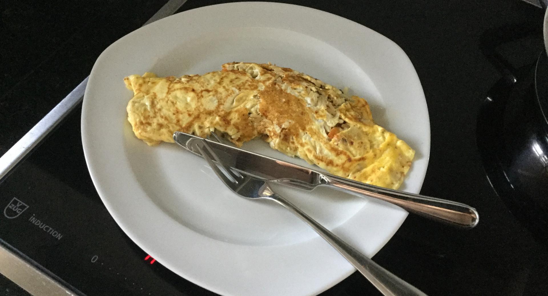 Omelette Mit Gemuse Krauter Wildreisfullung