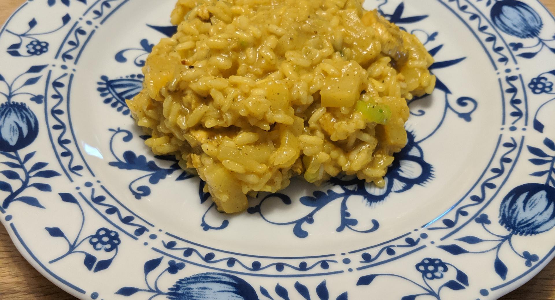 Fruchtiges Curry-Risotto
