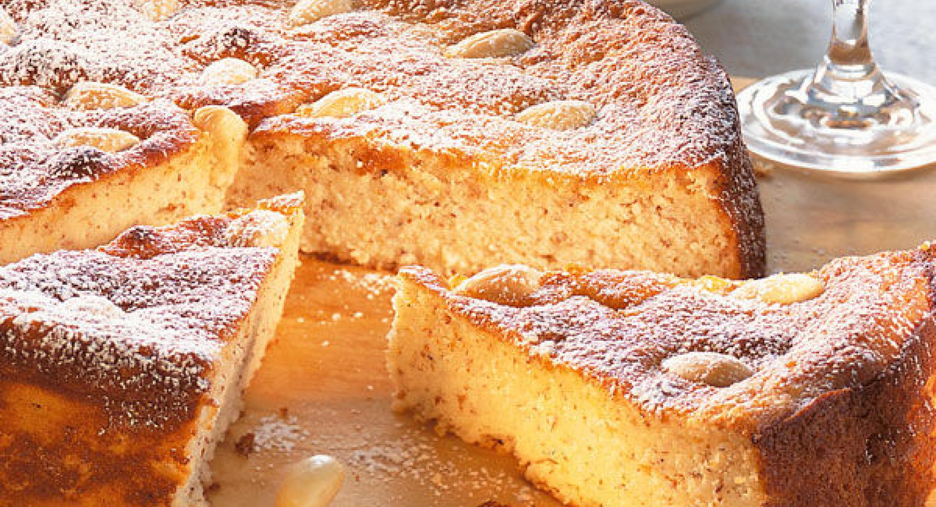 Mallorquinischen Mandelkuchen