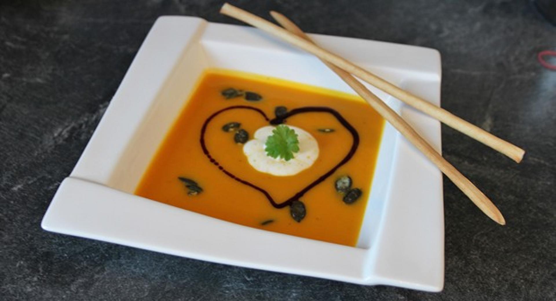 Kürbiscremesuppe