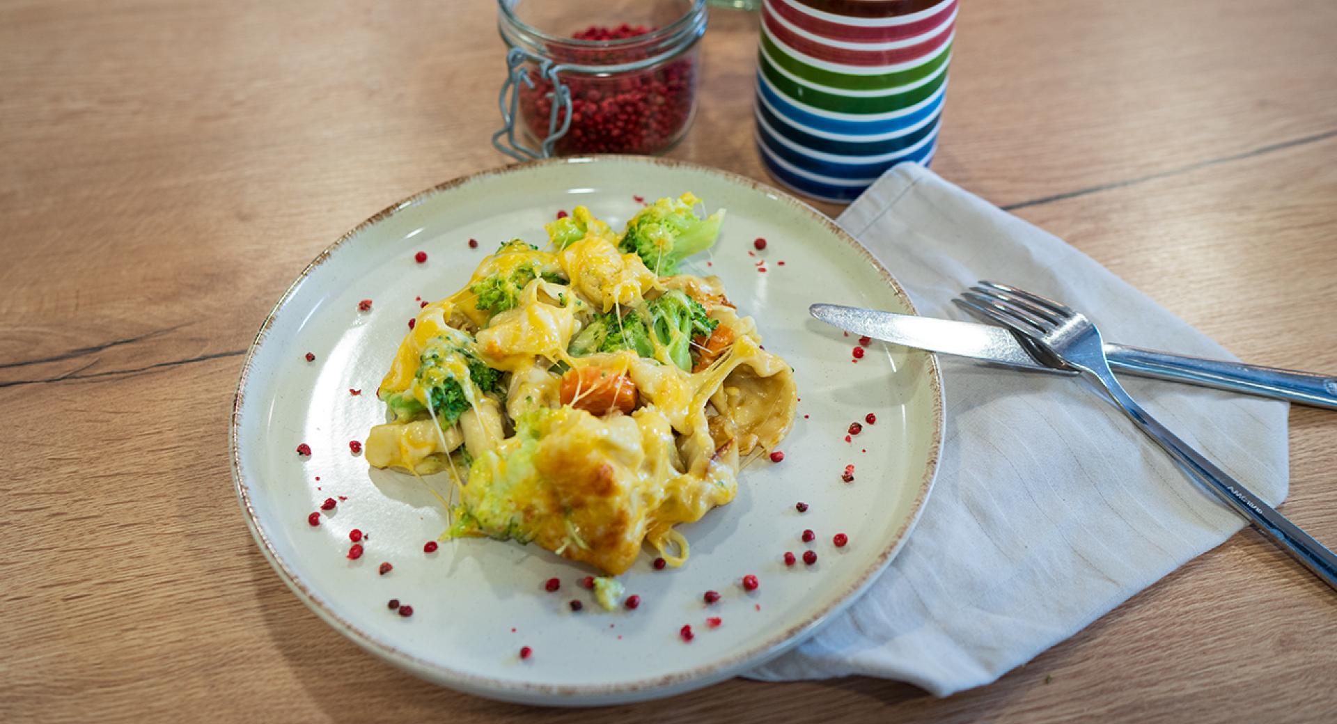Tortellini-Käseauflauf