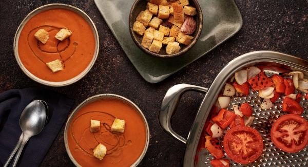 Geröstete Gazpacho