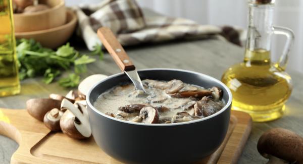 Pilzrahmsauce