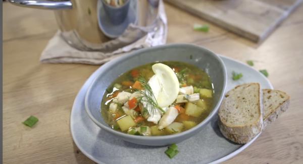 Schnelle Fischsuppe 