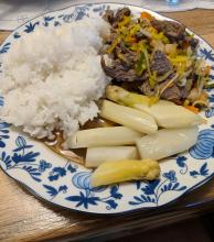 Spargel mit Rinderfilet