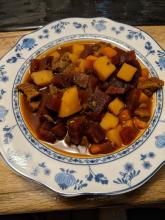 Rindfleischtopf mit Rote Bete