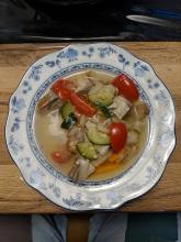 Würzige Fischsuppe