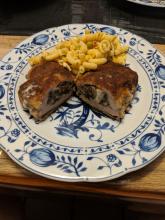Gefülltes Schlemmerschnitzel (Frankenschnitzel)