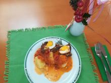 Rinderroulade gefüllt mit Ei (Kärnter Schwalbennest)
