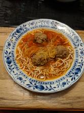 Mettklösschensuppe