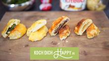 Gefüllte Blätterteigtaschen