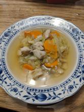 Chinakohl-Fisch-Suppentopf