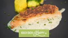 Lachsfilet mit einer Knusperkruste