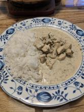 Hähnchen mit Joghurtsauce