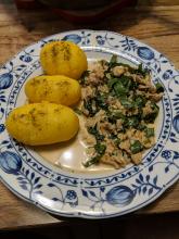 Schweinefilet mit Bärlauch