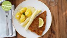 Paniertes Seelachsfilet