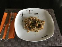 Brotwürfelchen mit Käse (Appenzeller-rezept)