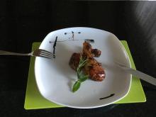 Hähnchenschenkel mit Honigsauce