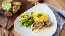 Gefülltes Schweinefilet