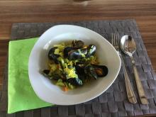 Miesmuscheltopf nach bretonischer Art