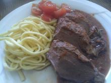Rehrücken im ganzen gebraten mit dem ovalen Easy Quick