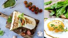Piadinawraps mit Spiegelei