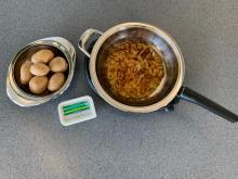 Rösti aus rohen Kartoffel