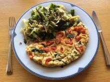 Vegetarische Bauernomelette