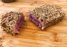 Thunfisch mit Sesam-Mantel