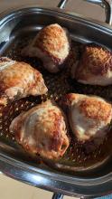 Pouletschenkel in Sojasauce
