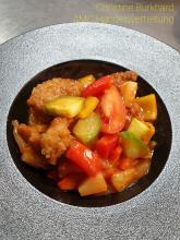 Schweinefleisch süß-sauer im Wok