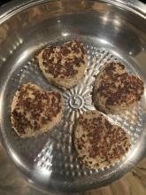 Hackfleisch-Herz