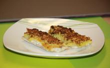 Fischfilet mit Kartoffelkruste