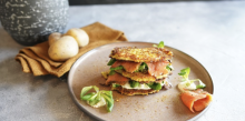 Kartoffelpuffer mit Lachs