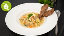 Eine leichte Erkältungssuppe