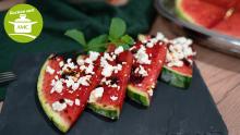 gegrillte Wassermelone mit Feta