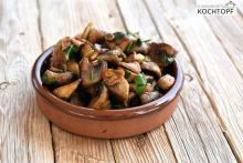 Knoblauch Champignons