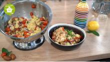 Sommersalat mit Hirse