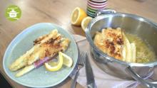 Gebackener Spargel in Zitronenbutter
