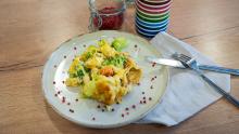 Tortellini-Käseauflauf